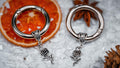 Rose Stem Boot Charms (Silver)