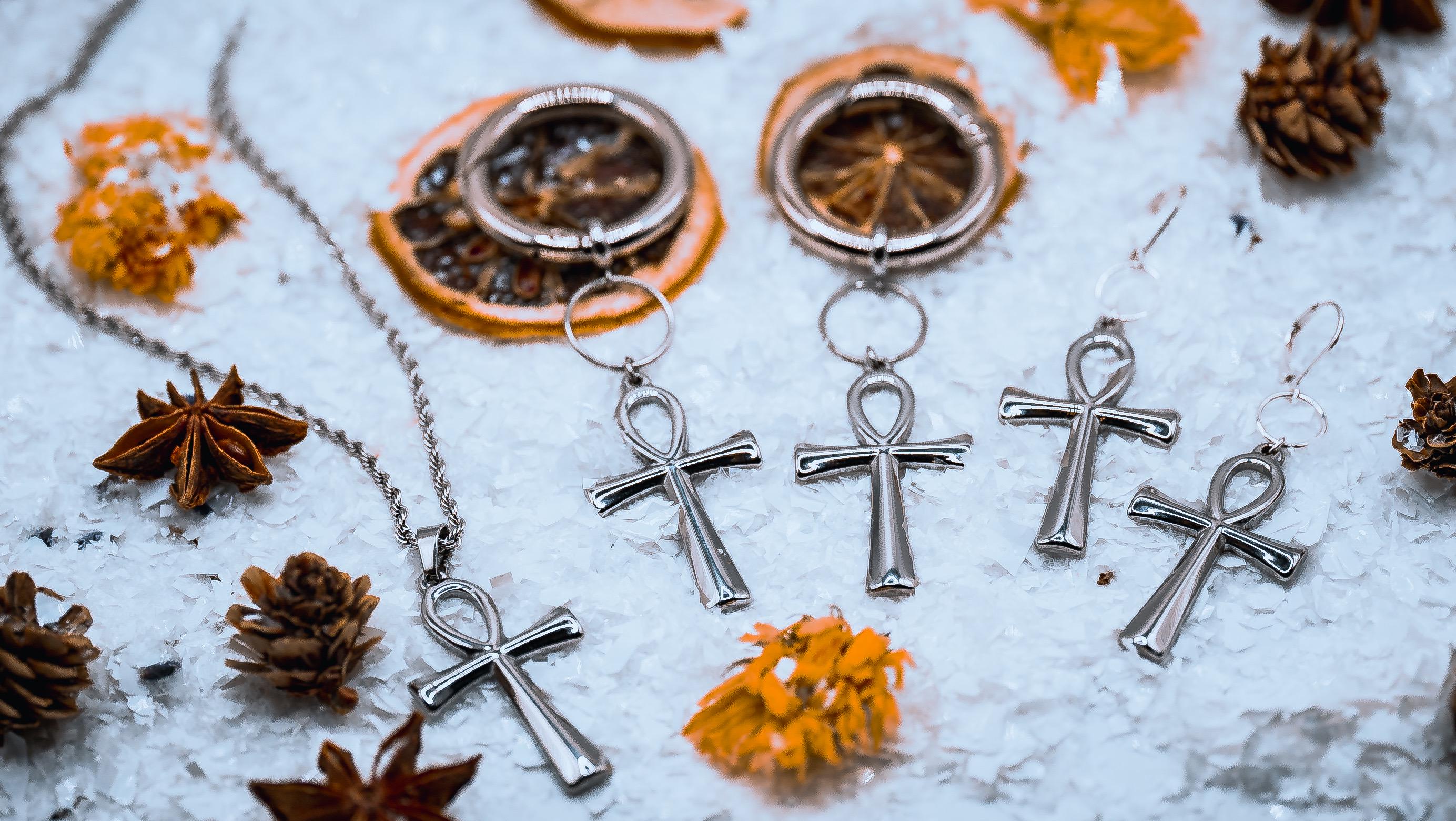 Ankh Boot Charms