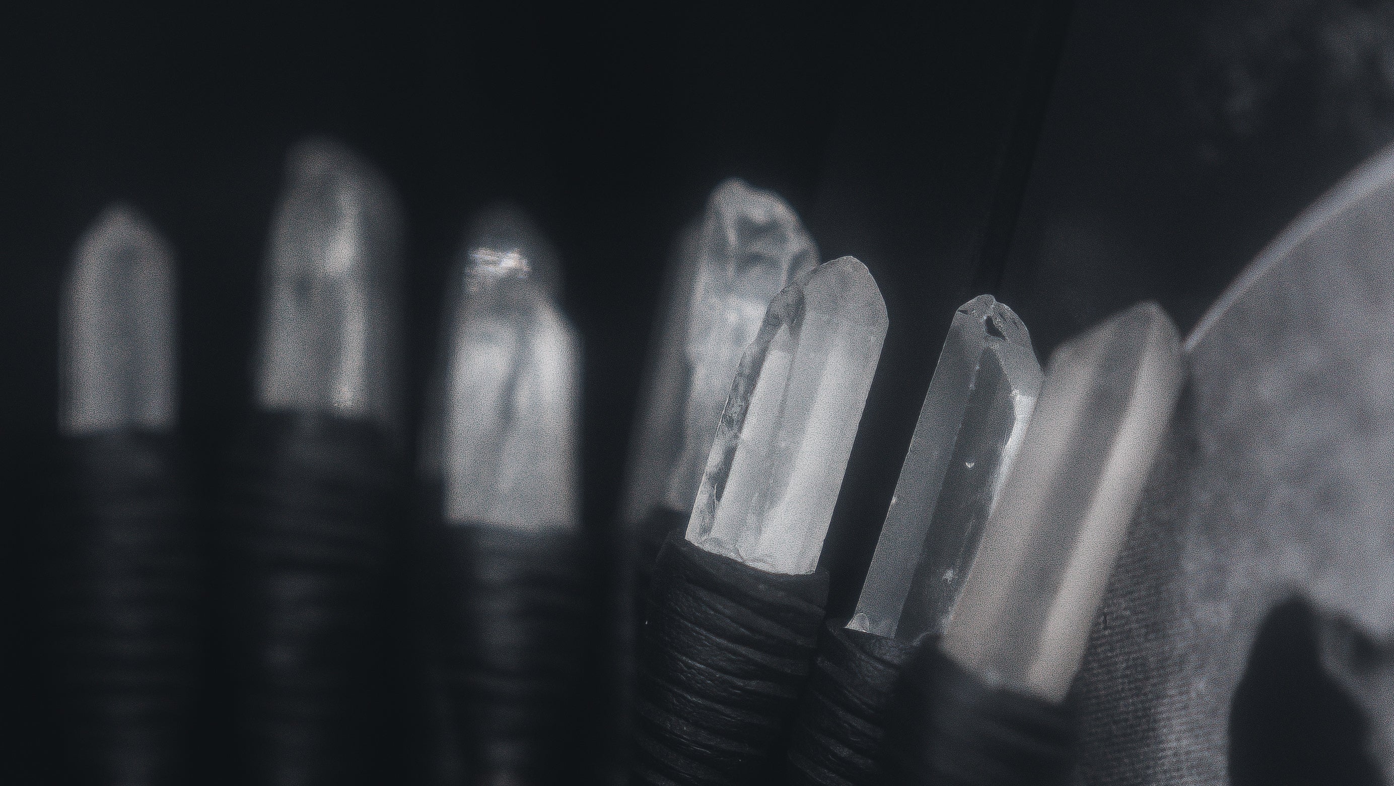 Clear Quartz Hair Sticks