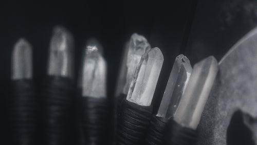 Clear Quartz Hair Sticks