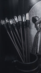 Clear Quartz Hair Sticks