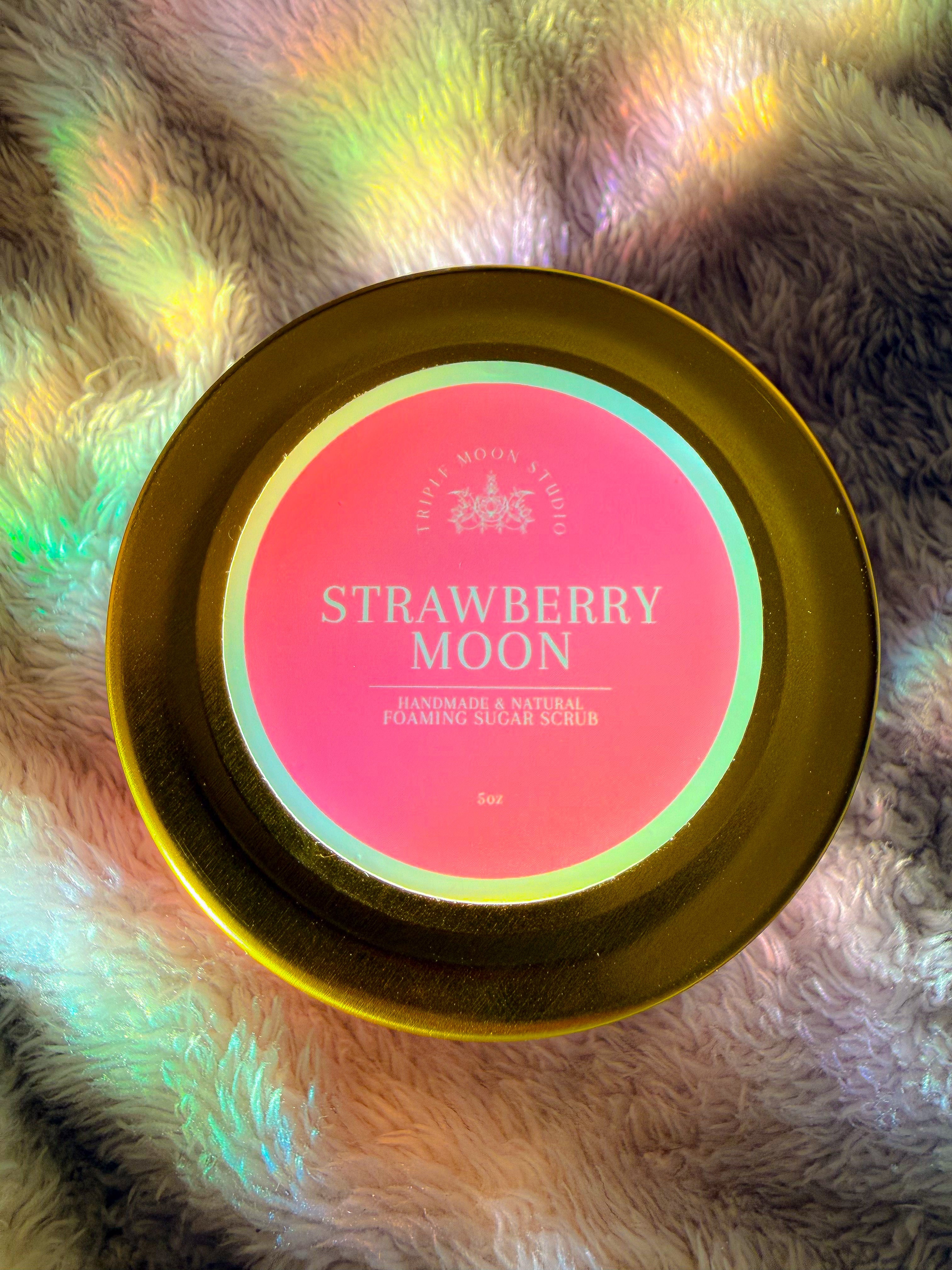 Strawberry Moon Foaming Sugar Scrub