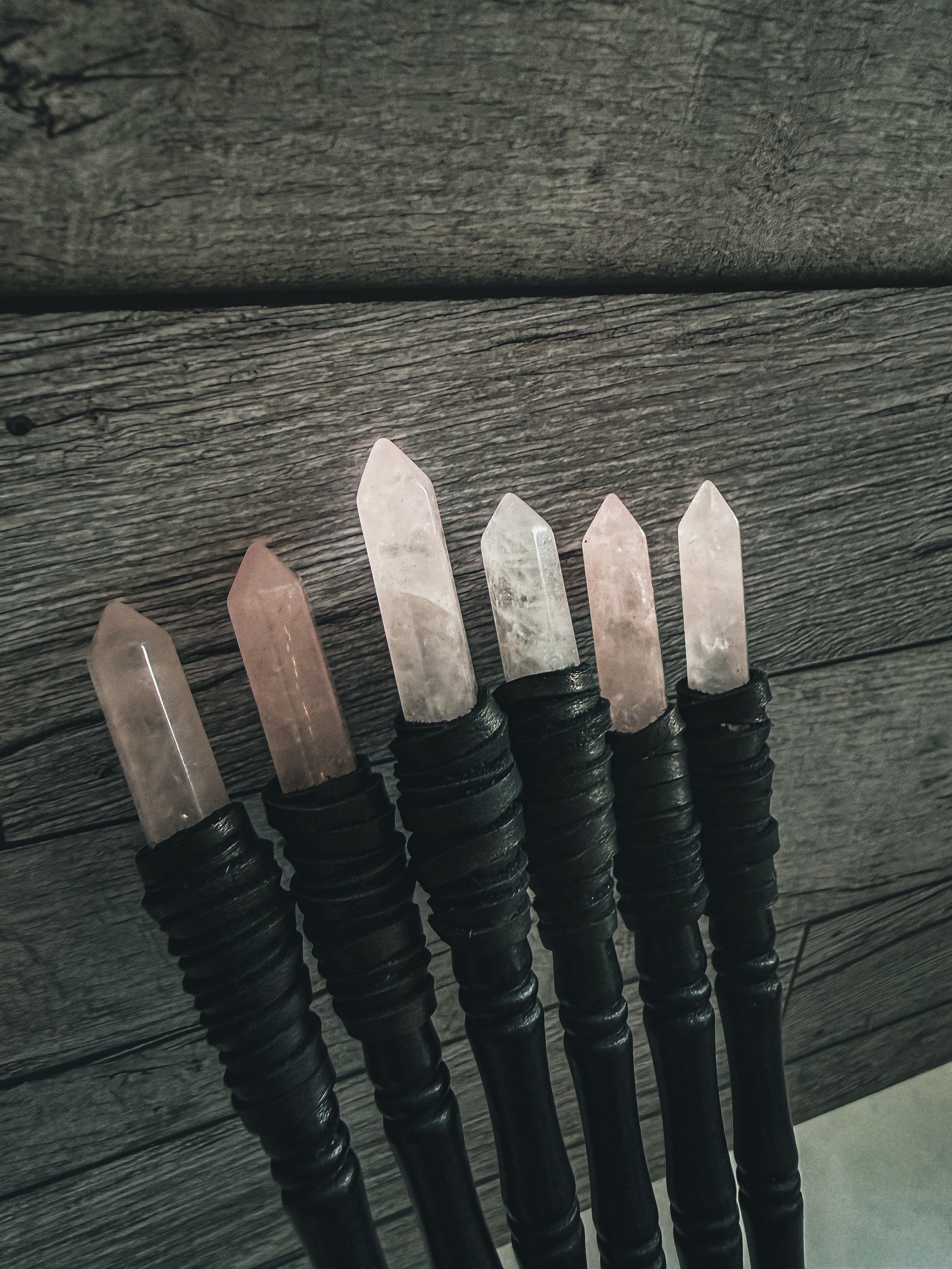 ROSE QUARTZ HAIR STICKS