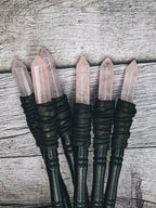 ROSE QUARTZ HAIR STICKS