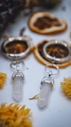 Clear Quartz Boot Charms